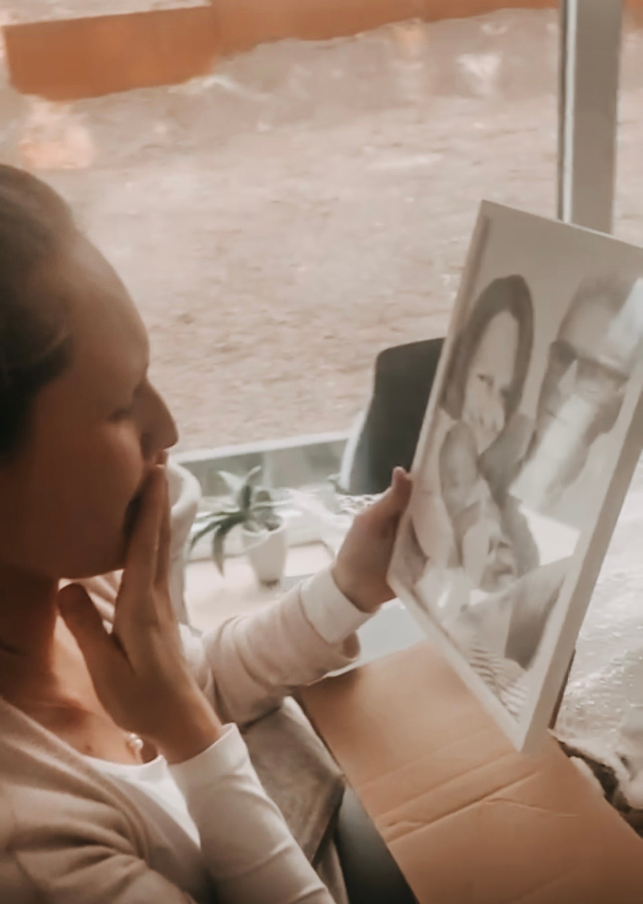 Portraitzeichnung nach Foto