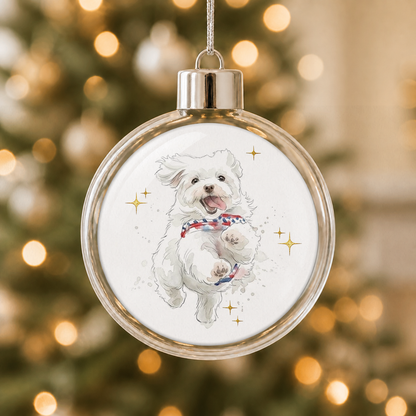 personalisierte Weihnachtskugeln