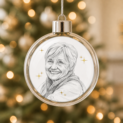 personalisierte Weihnachtskugeln