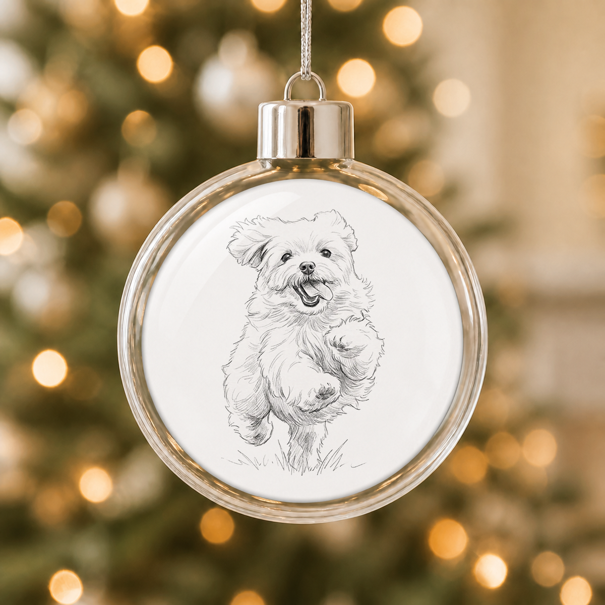 personalisierte Weihnachtskugeln
